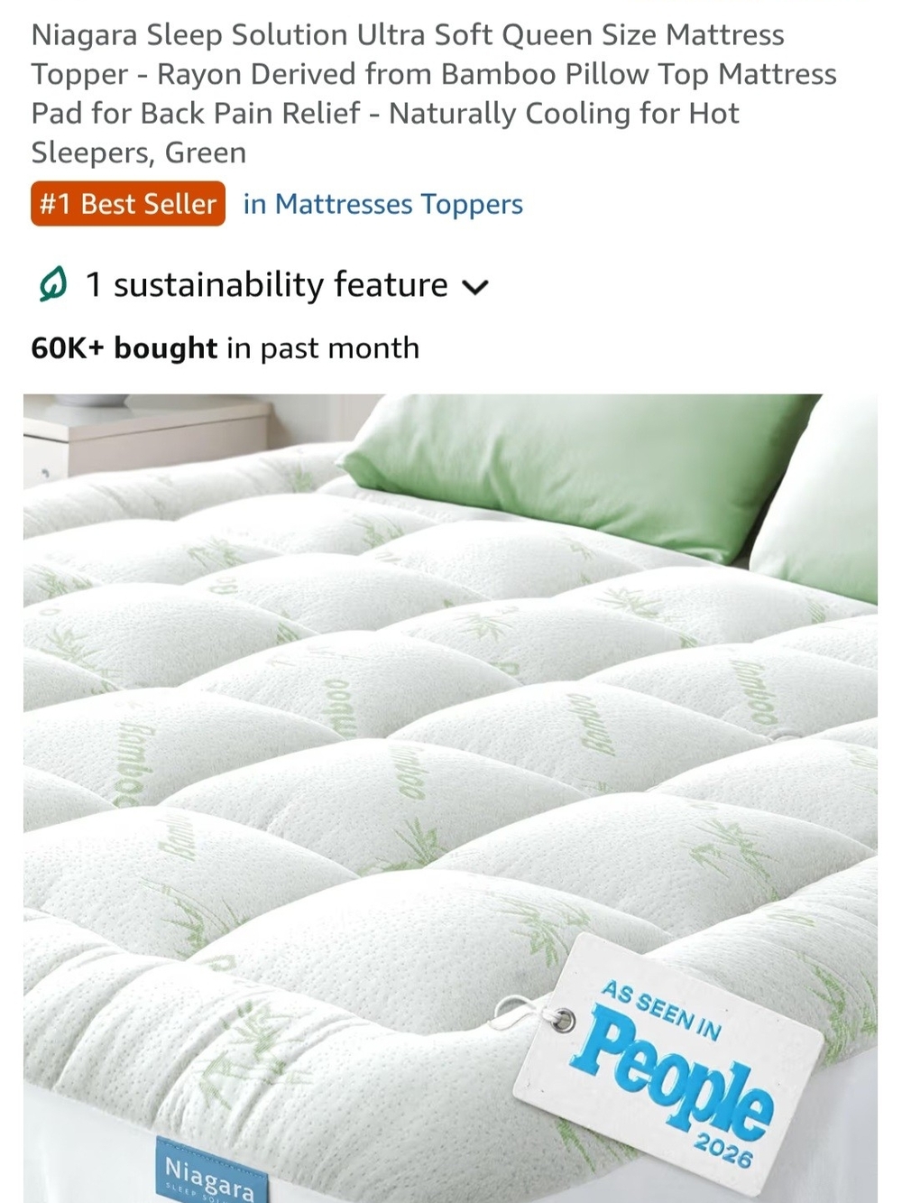 Ultra Soft QUEEN Mattress Topper